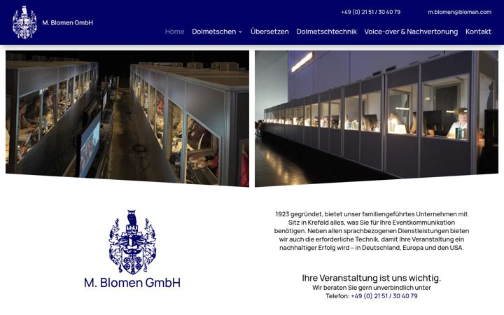 Screenshot of blomen.com
