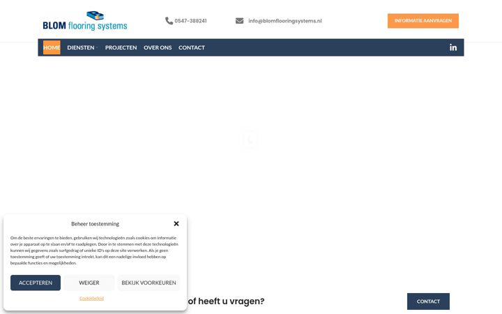 Screenshot of blomflooringsystems.nl