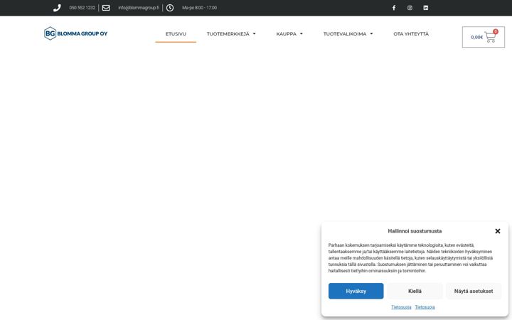 Screenshot of blommagroup.fi