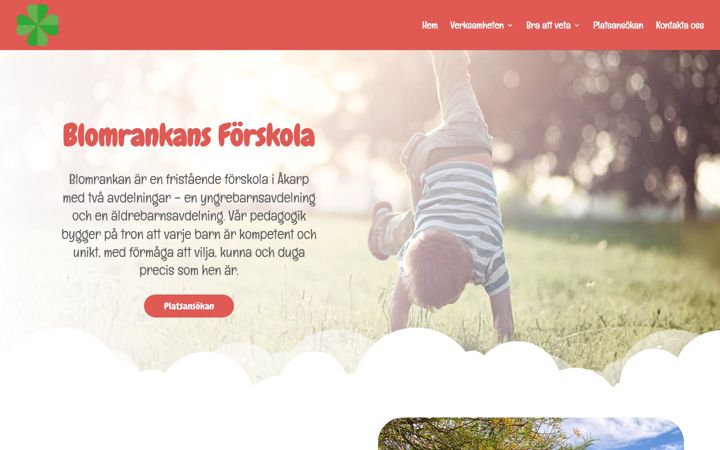 Screenshot of blomrankan.se