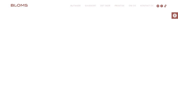 Screenshot of blomsbutikker.dk