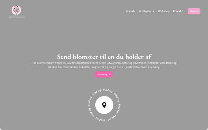 Screenshot of blomster-kram.dk