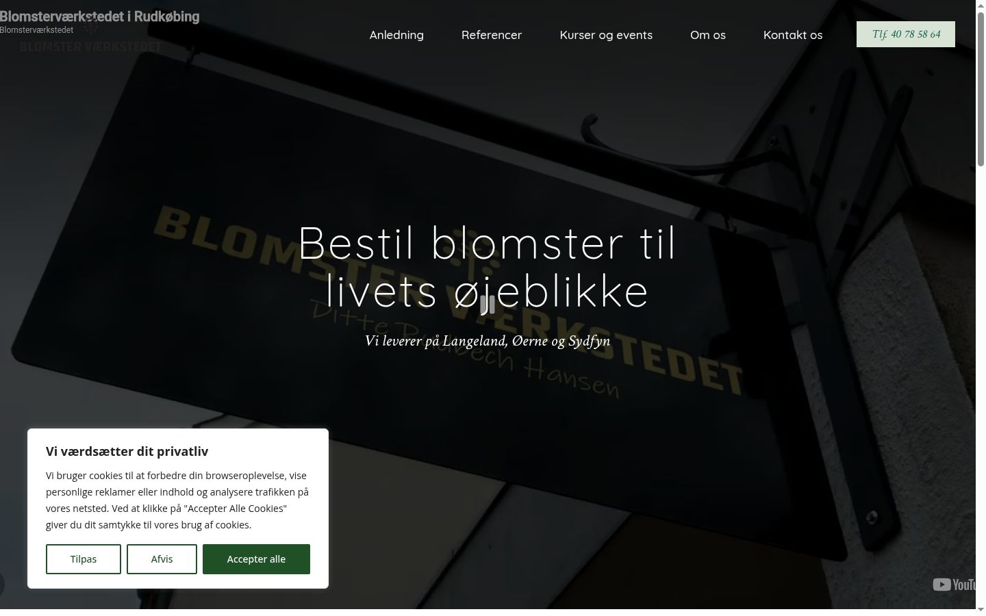Sutikimo reklamjuostės, rodytos prieš bet kokią sąveiką, ekrano kopija