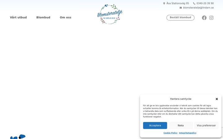 Screenshot of blomsterateljelindarn.se