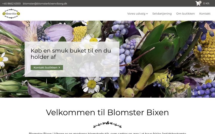 Skärmbild av blomsterbixenviborg.dk