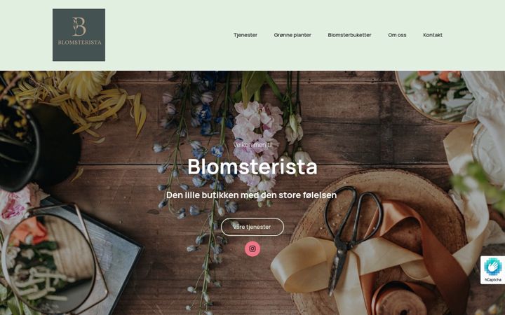 Screenshot of blomsterista.no
