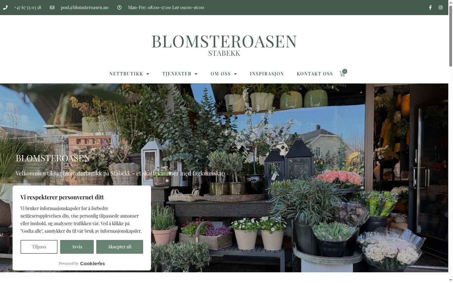 Screenshot tal-banner tal-kunsens muri qabel kwalunkwe interazzjoni