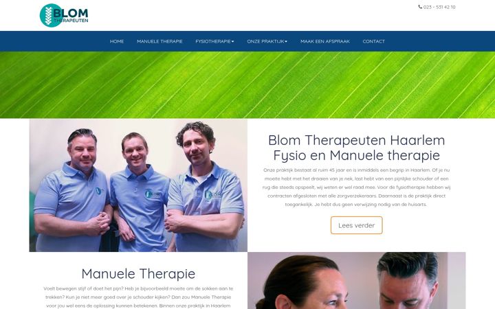 Screenshot ta' blomtherapeuten.nl