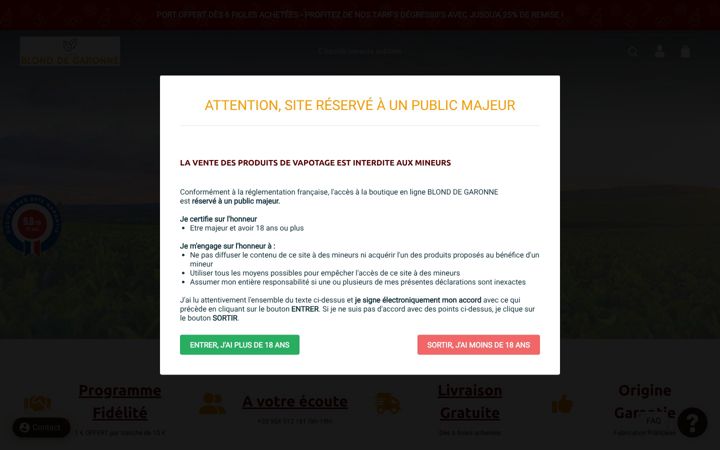Screenshot of blond-de-garonne.fr
