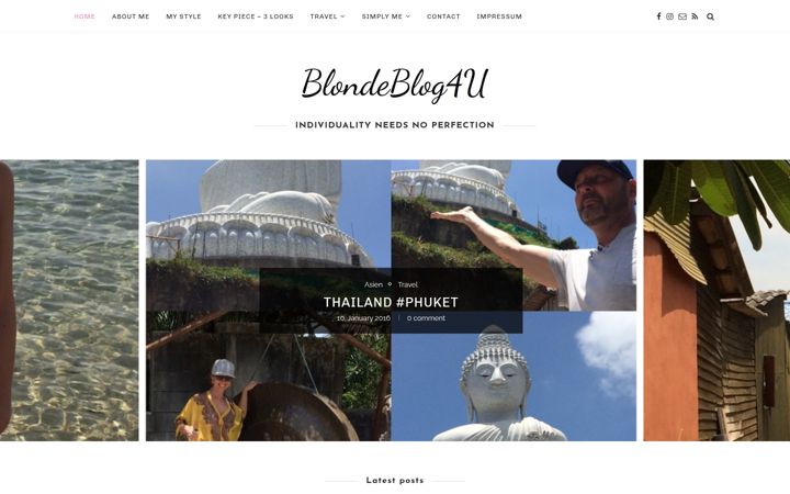 Screenshot ta' blondeblog4u.com