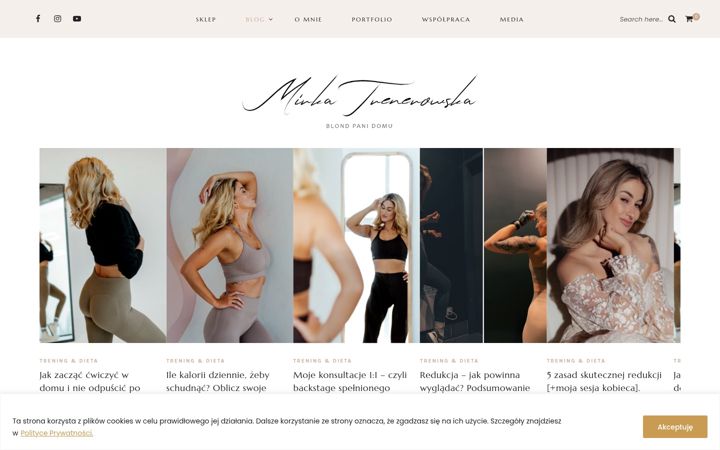 Screenshot of blondpanidomu.pl