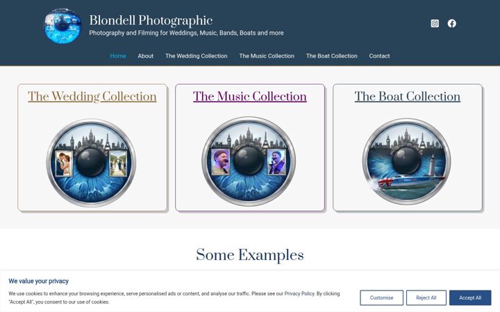 Screenshot of blondpix.co.uk