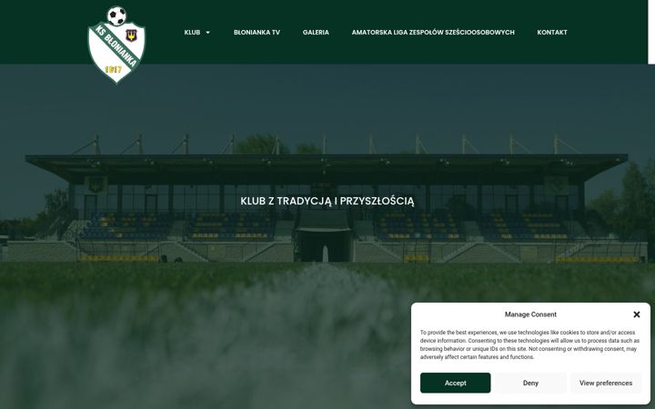 Snímek obrazovky blonianka.com.pl