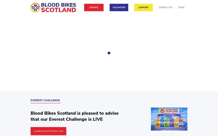 Screenshot of bloodbikesscotland.org