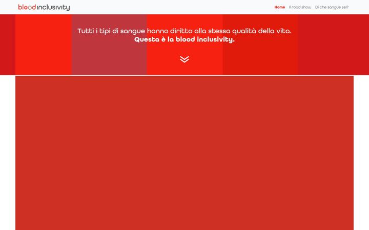 Screenshot of bloodinclusivity.it