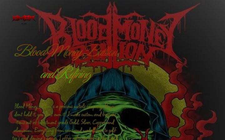 Screenshot of bloodmoneybullion.com