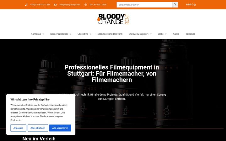 Captura de ecrã de bloody-orange.rent