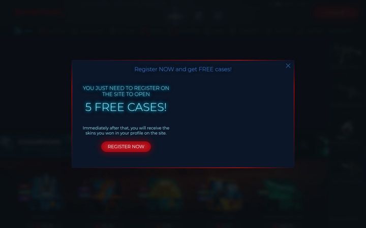 Screenshot of bloodycase.com