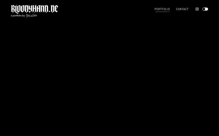 Screenshot of bloodyhand.de