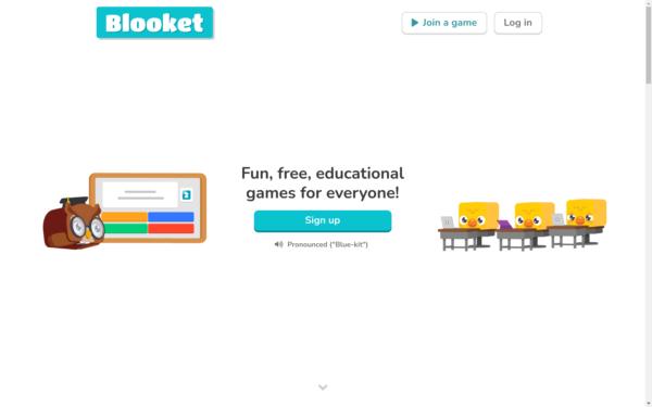 Screenshot of blooket.com