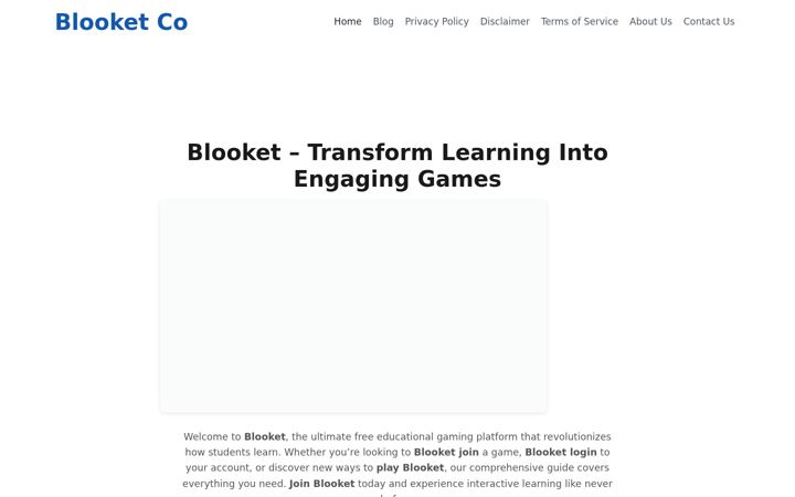 Screenshot of blooketco.com