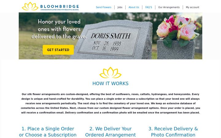 Screenshot of bloom-bridge.com