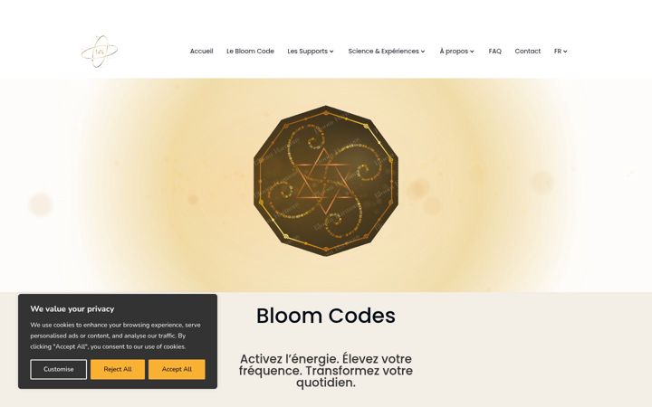 Ekrano kopija bloom-harmony.com