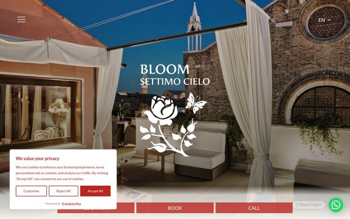 Screenshot of bloom-venice.com