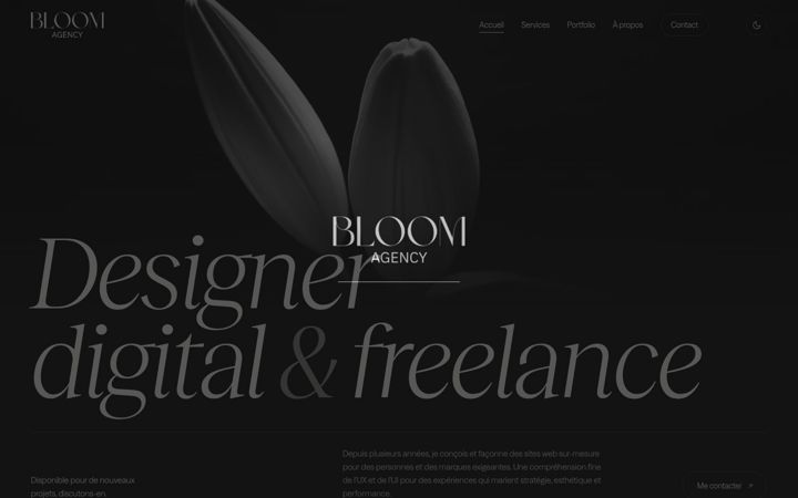 Screenshot of bloomagency.fr
