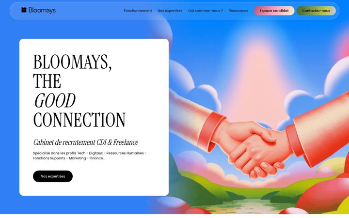 Screenshot of bloomays.com