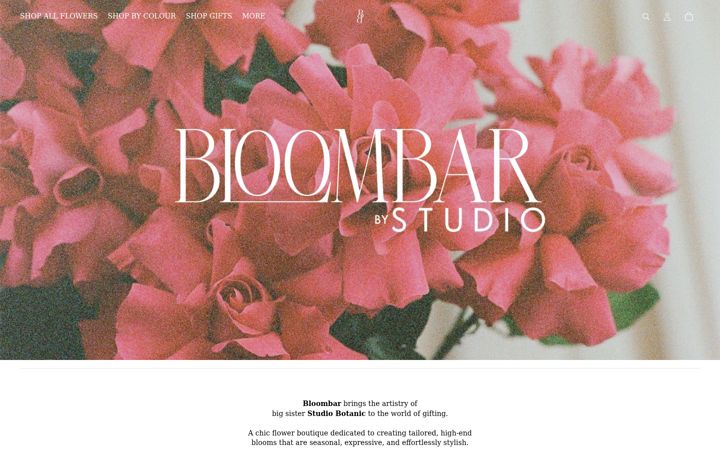Screenshot of bloombarflowers.com