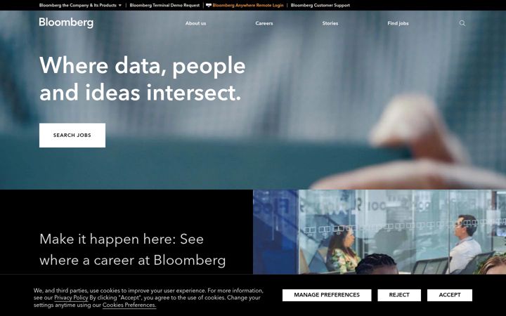 Screenshot of bloomberglp.com