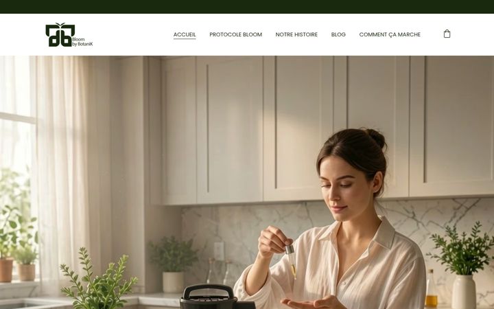 Screenshot of bloombybotanik.com