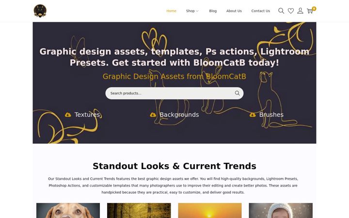 Screenshot of bloomcatb.com