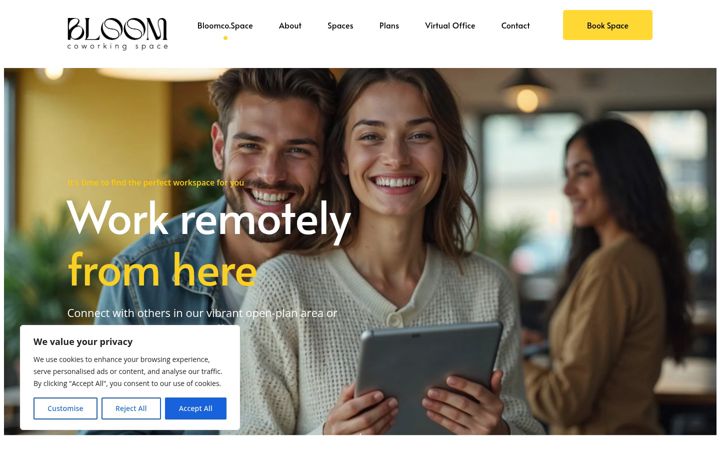 Screenshot of bloomco.space