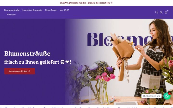 Screenshot of bloomera.at
