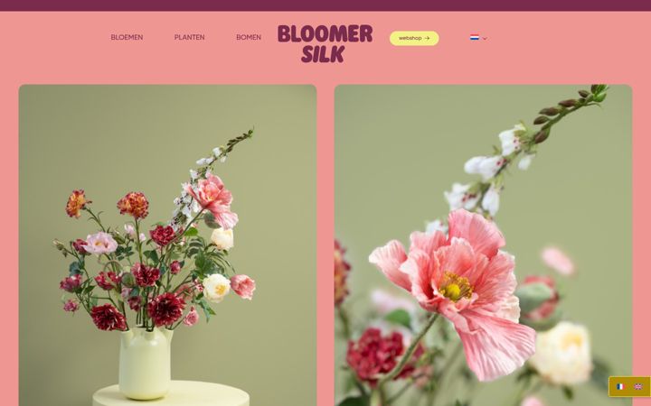 Screenshot of bloomerdecorations.com