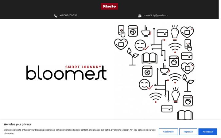 Snímek obrazovky bloomest-miele.pl