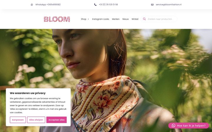 Screenshot of bloomfashion.nl