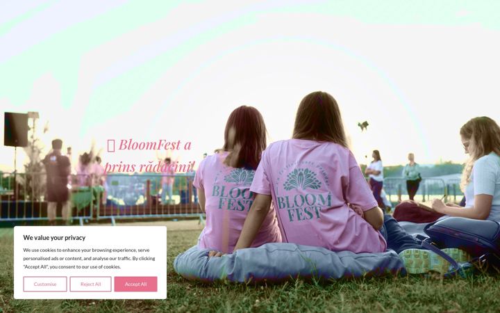 Screenshot of bloomfest.ro