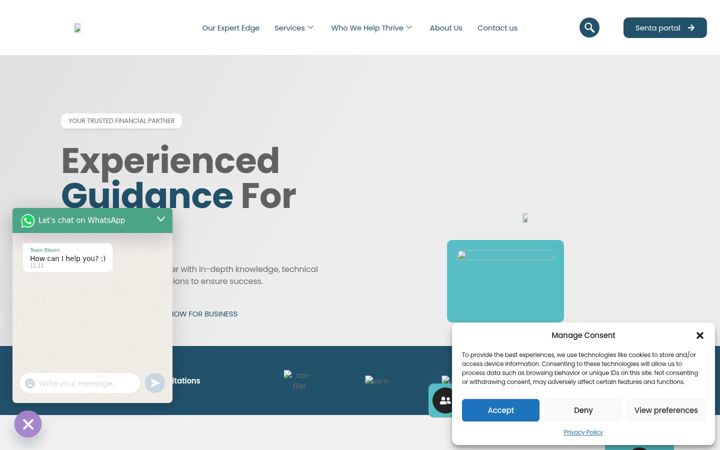 Screenshot of bloomfinancials.com