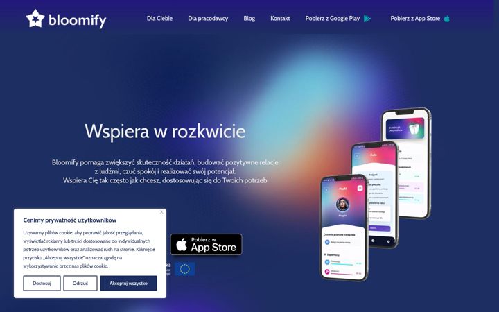 Screenshot of bloomify.app