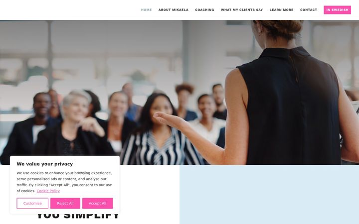 Captura de pantalla de bloomingbizacademy.com