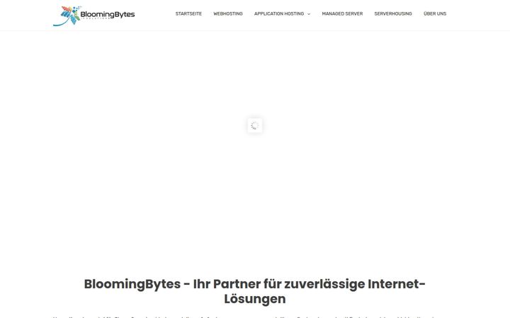 Screenshot of bloomingbytes.de