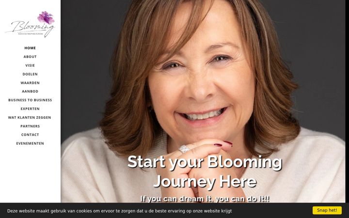 Screenshot of bloomingconsultancy.com