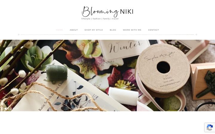 Screenshot of bloomingniki.co.uk