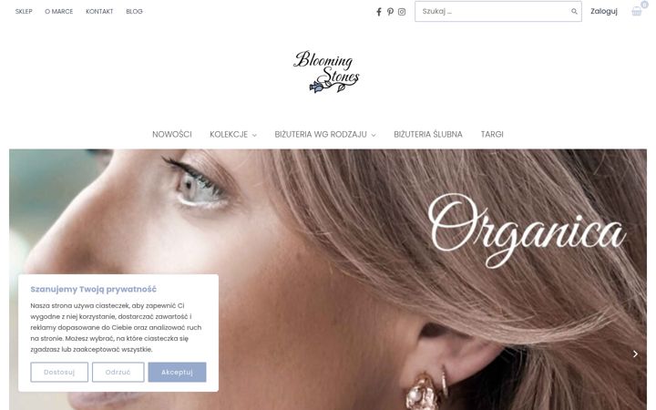 Screenshot of bloomingstones.pl