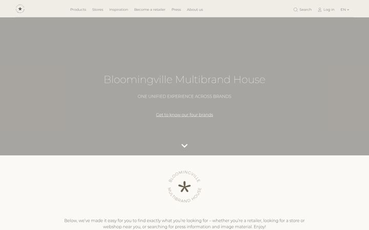 Screenshot of bloomingville.com