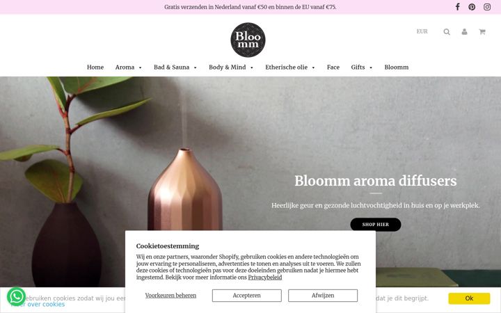 Screenshot of bloomm.today