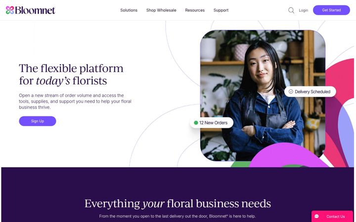 Skærmbillede af bloomnet.net